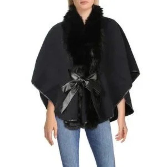 Laundry By Shelli Segal Jackets & Coats Faux Furtrim Cape Poshmark